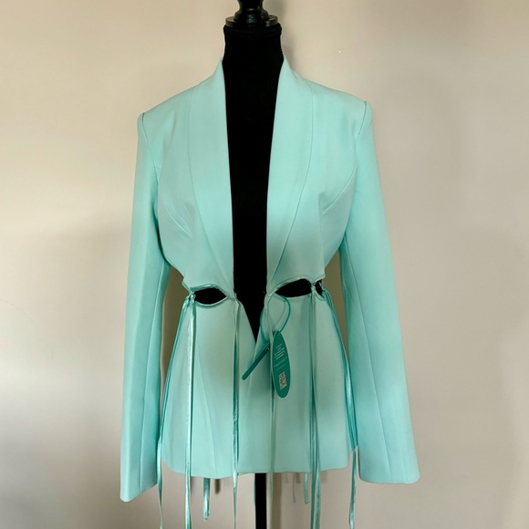 BBXBRAND Sky Topaz Loophole Blazer - Picture 2 of 3